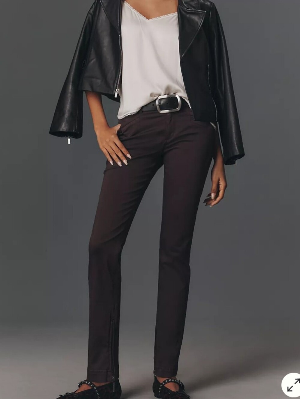 NWT Rococo Low-Rise Skinny Pants by Pilcro